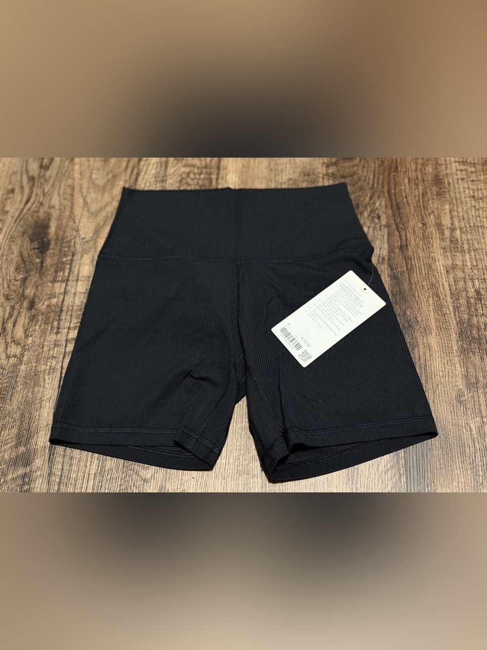 Lululemon Align Ribbed HR Short 6” - Black
